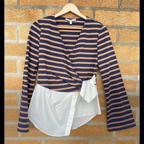DEREK LAM 10 CROSBY blouse size 4 - Picture 1 of 12
